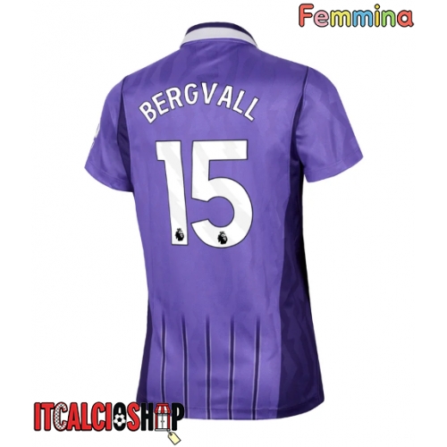 Tottenham Hotspur Lucas Bergvall #15 Terza Maglia Femmina 2026-27 Manica Corta